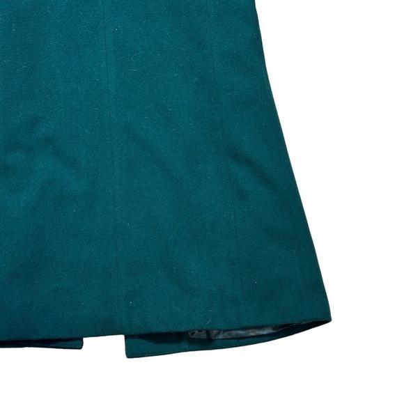 Donny Brook Emerald Green Wool Trench Coat US 12P - Picture 11 of 13